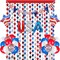 4th of July Decorations, Red White Blue 3 Pack America Star Tinsel Foil Fringe Curtains, Photo Booth Prop Streamer Backdrop for Independence Day, Memorial Day, Labor Day, Patriotic Party